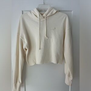 Hollister Cropped Logo Hoodie